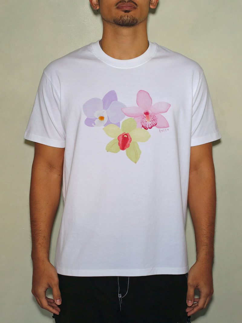 men orchid t-shirt front men orchid t-shirt front