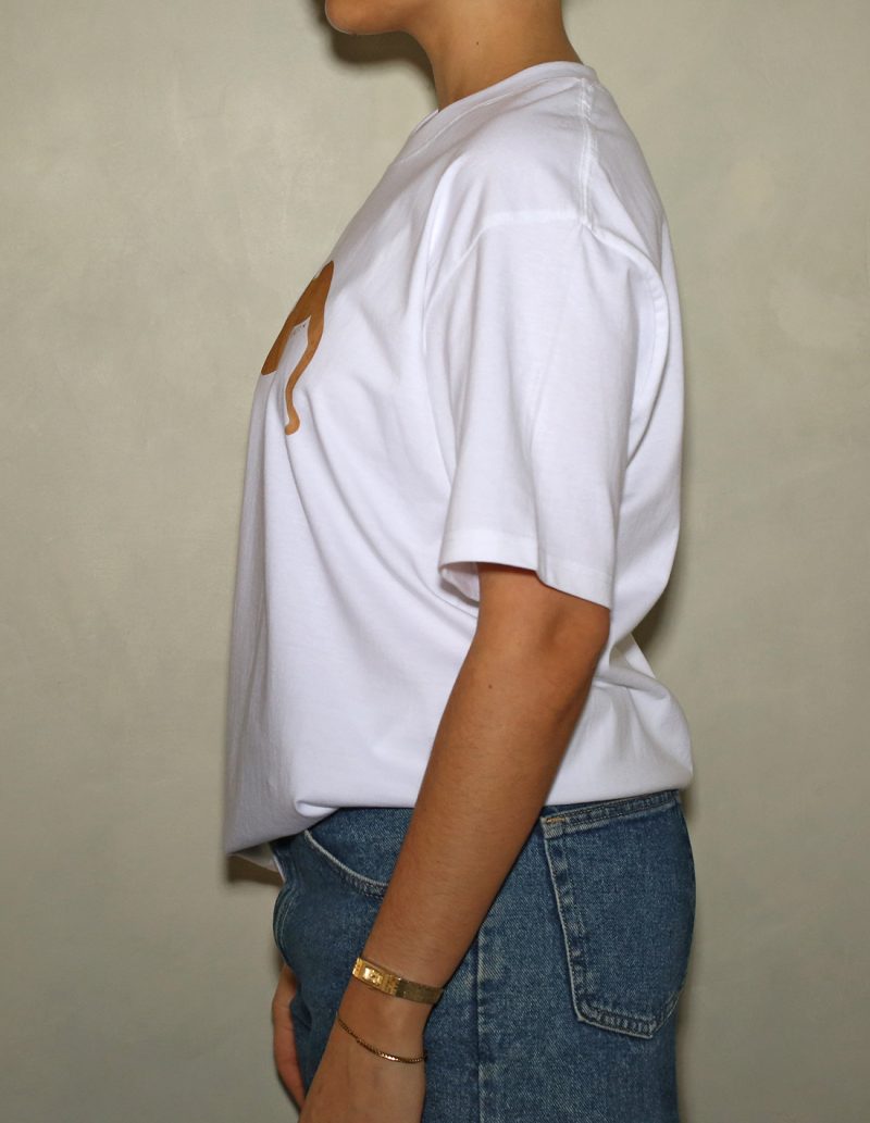 women cheetah t-shirt side women cheetah t-shirt side